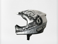661 Evo Distressed helma - AKCE  SixSixOne-bílá