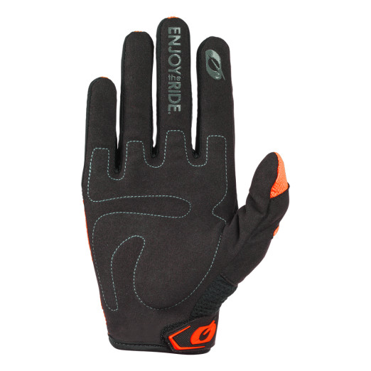 O´Neal detské rukavice ELEMENT RACEWEAR čierna/oranžová XS/1-2