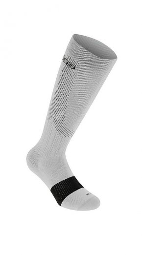 Alpinestars Compression Socks - podkolenky White/gray kompresní