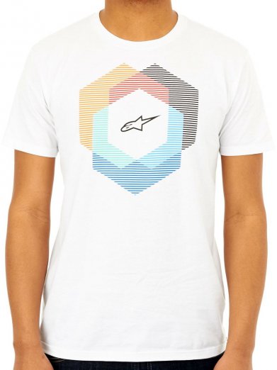 Alpinestars tričko Tesseract White - velikost M