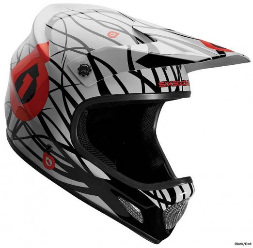 661 Evo (2013) helma Wired šedo/červená SixSixOne - grey/red