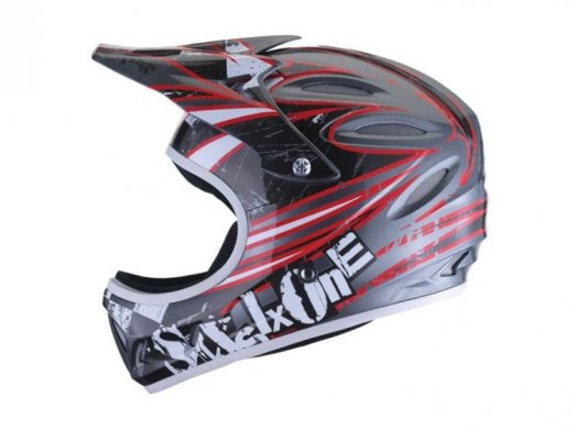 661 Strike helma Met/Blk/Red - AKCE SixSixOne