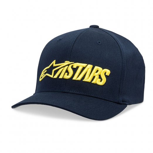 Alpinestars Angle Blaze hat Flexfit kšiltovka Navy / Yellow