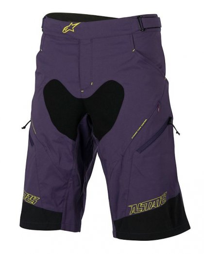Alpinestars Drop 2 Shorts Purple Acid Yellow vel. 36