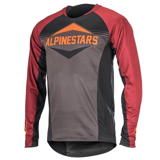 Alpinestars Mesa LS Jersey dres Black Rio Red Dark Shadow