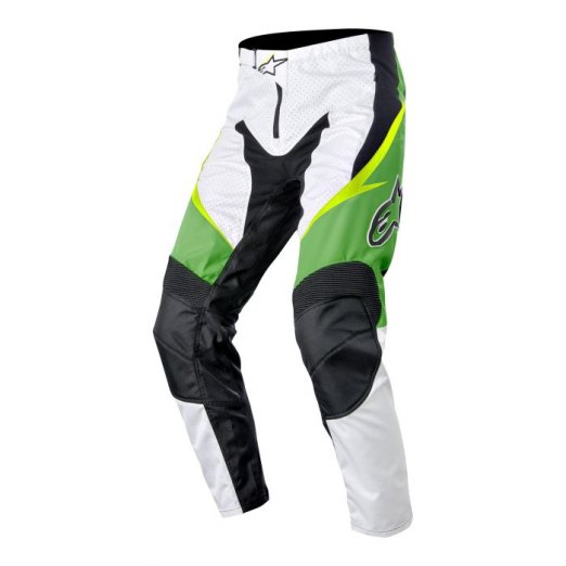 Alpinestars Sight Pants White/Green/Lime kalhoty - velikost 36