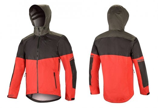 Alpinestars Tahoe Waterproof Jacket bunda Black Red DK Shadow