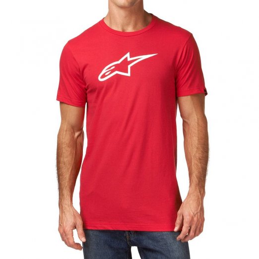 Alpinestars tričko Ageless Classic red/white červené -velikost M