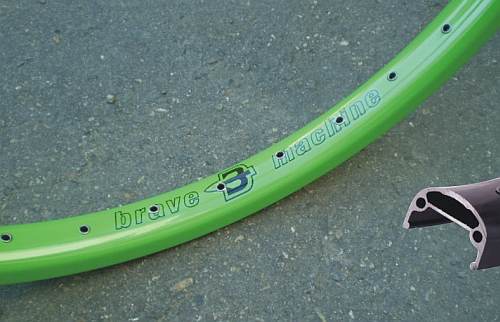 Brave Big Foot ráfek 24"  Kawasaki zelená - Limitovaná edice