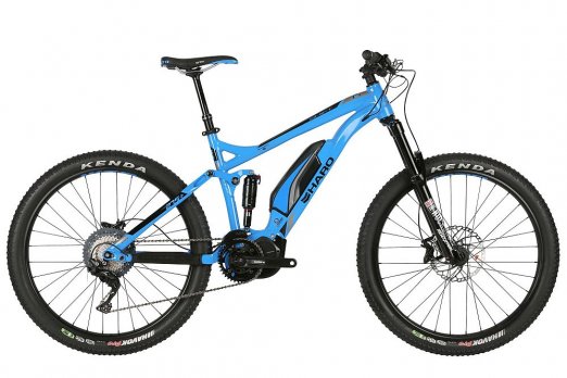 Haro Shift Plus I/O 7 e-bike 27,5 plus  VIVID Blue celoodpr. 140 mm