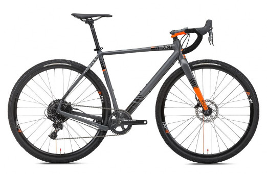 NS Bikes RAG plus  - gravel bike - Black/Grey/Orange velikost L