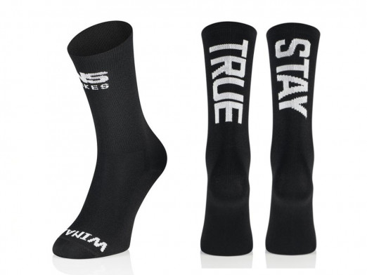 NS bikes STAY TRUE Socks - Black White ponožky (v. 42-44)
