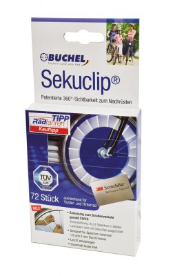 Odrazky na výplety kola Sekuclip Büchel