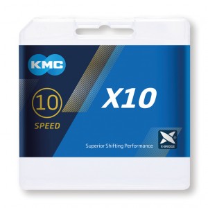 Retez KMC X10 šedá