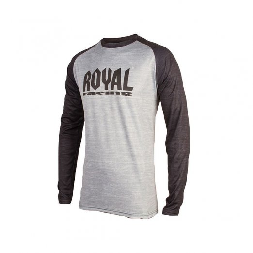 Royal HERITAGE LS jersey - dlouhé rukávy  - Grey Black
