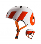 661 Dirt Lid - White Orange helma