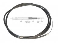 Gusset XL linear cable smoke (kouřový - poloprů...