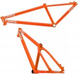 NS Bikes Majesty rám  - Oranžový