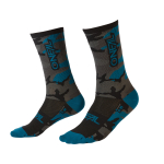 O´Neal MTB ponožky CAMO sivá/modrá/čierna