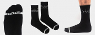 Peaty's Shred Socks STRIPE - Black ponožky